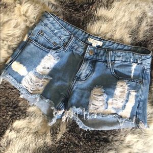 💙Denim short shorts💙